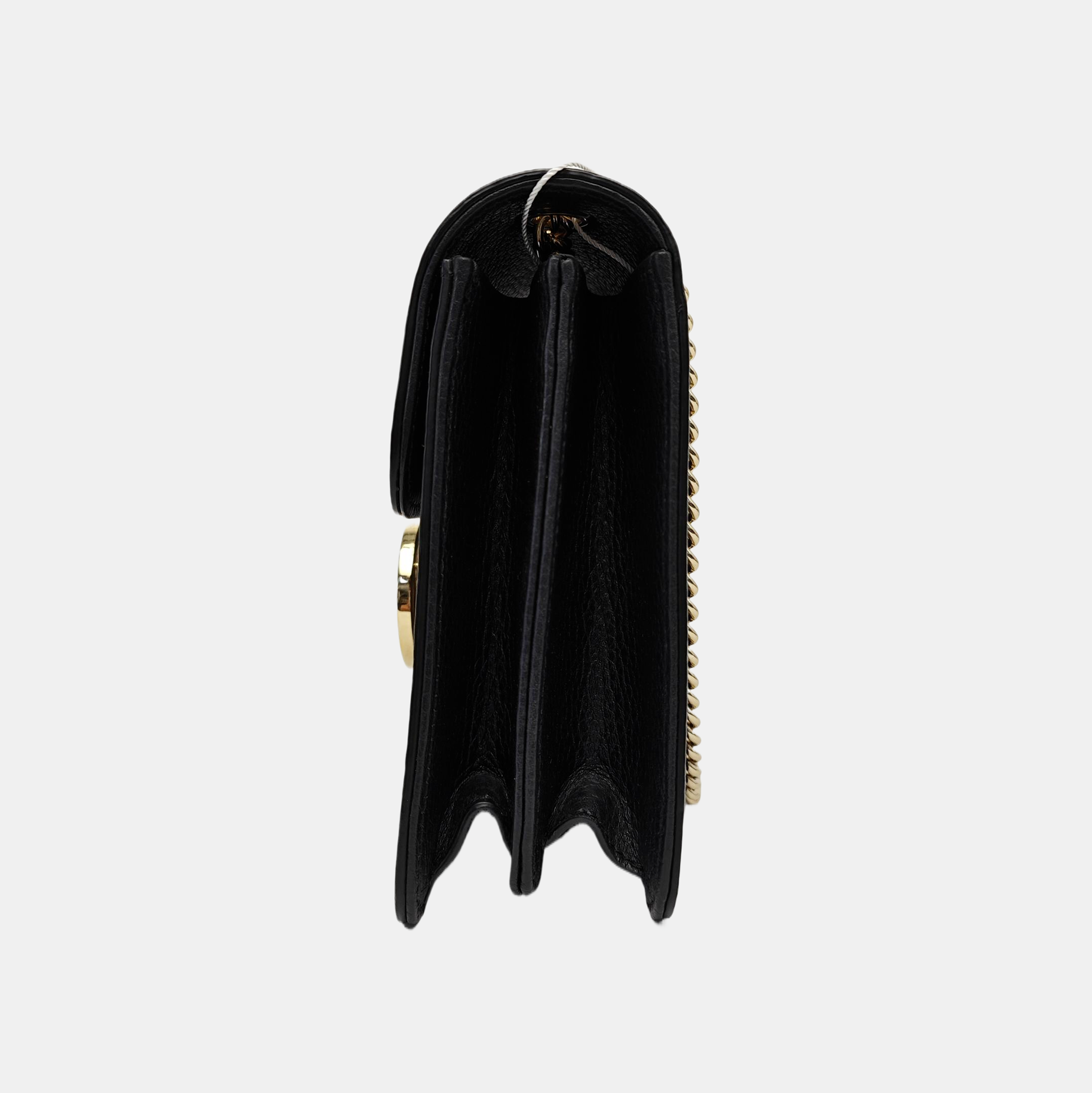 Interlocking G Small Calfskin Black