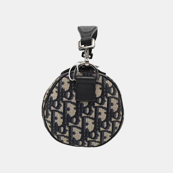 Saddle Mini Oblique Canvas Blue