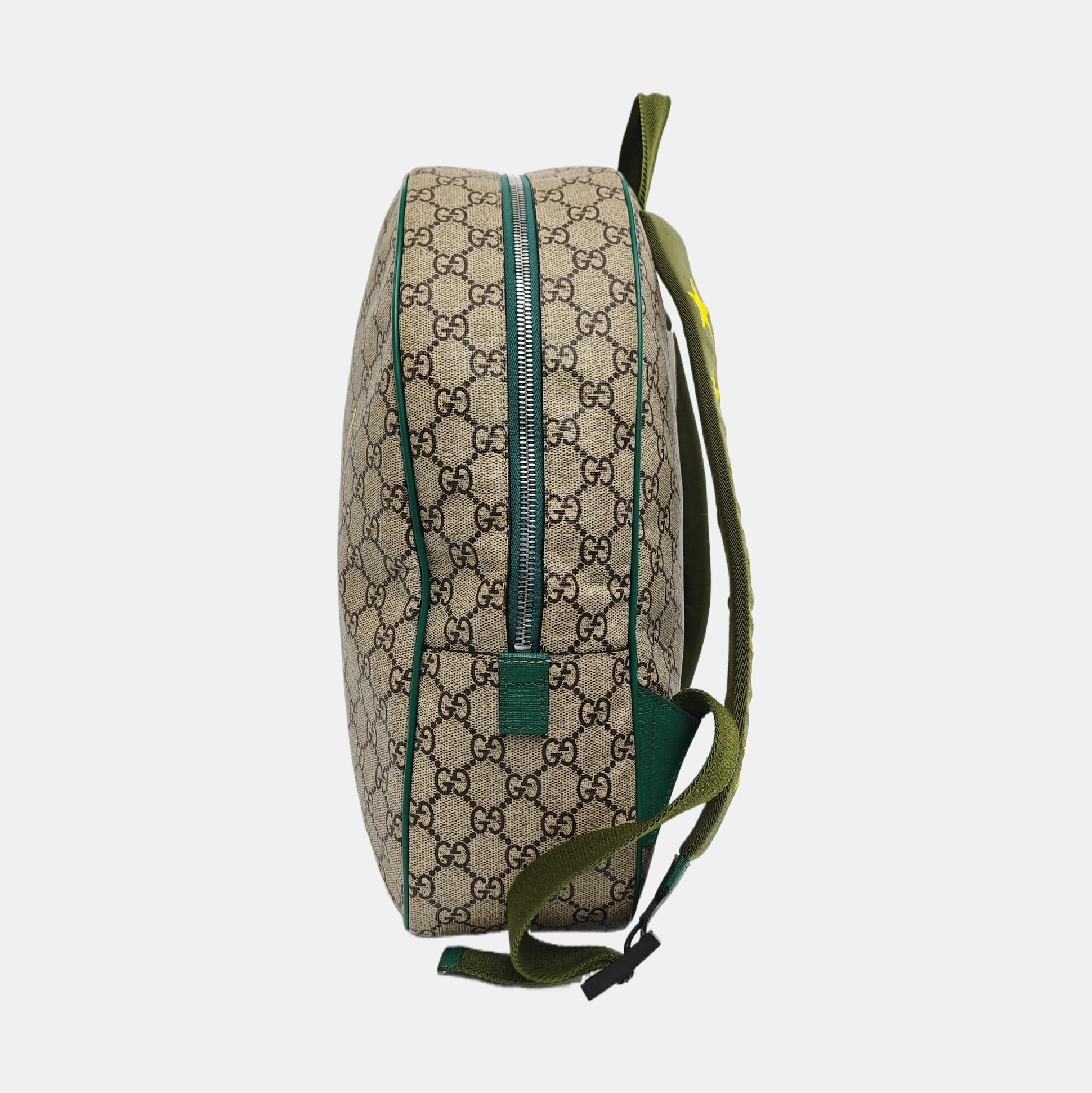 Monogram Coated Canvas Backpack Beige