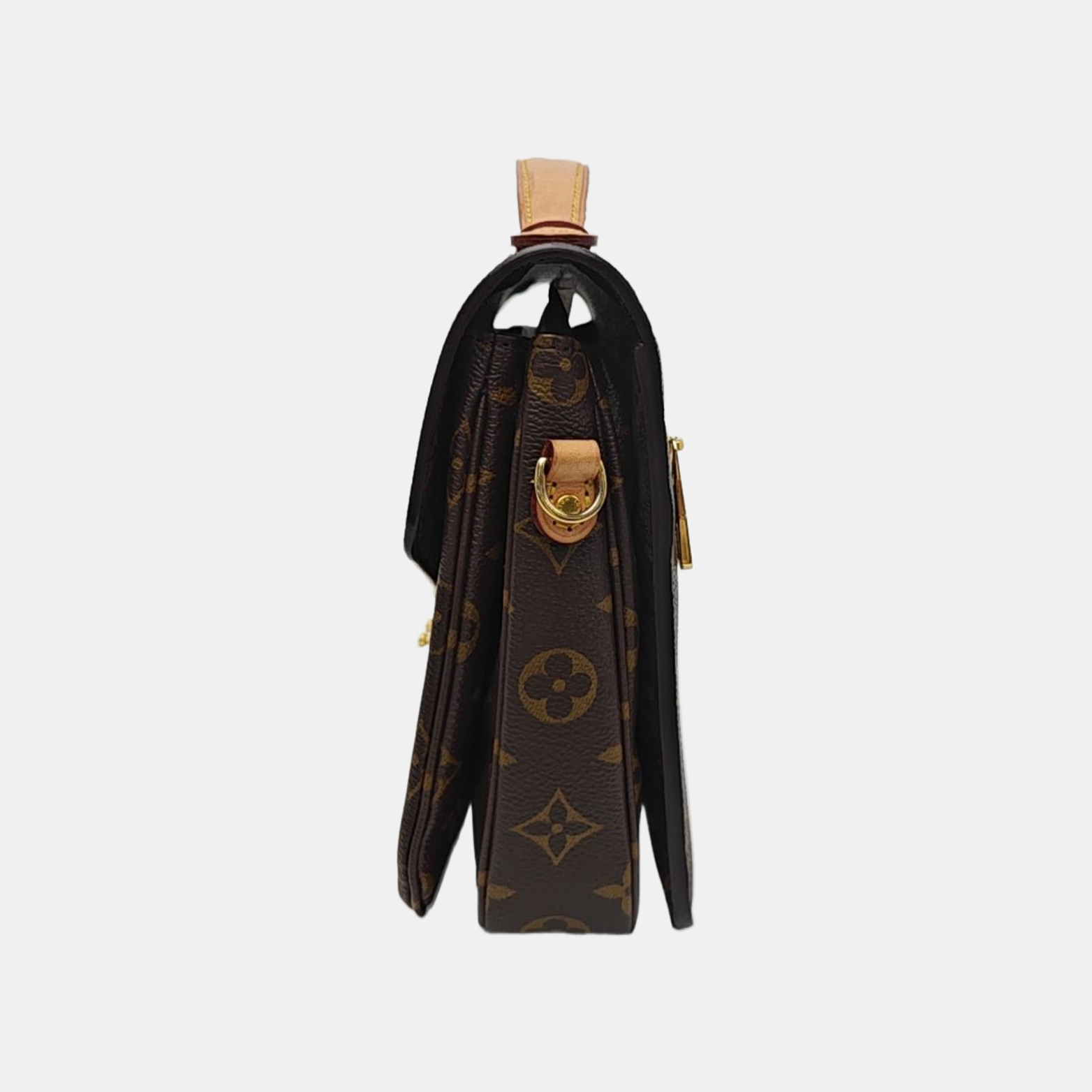 MÉTIS MM Monogram Coated Canvas Brown