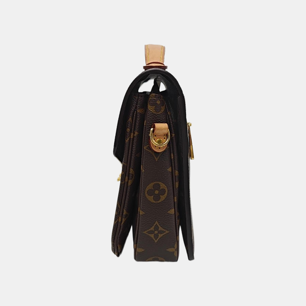 MÉTIS MM Monogram Coated Canvas Brown