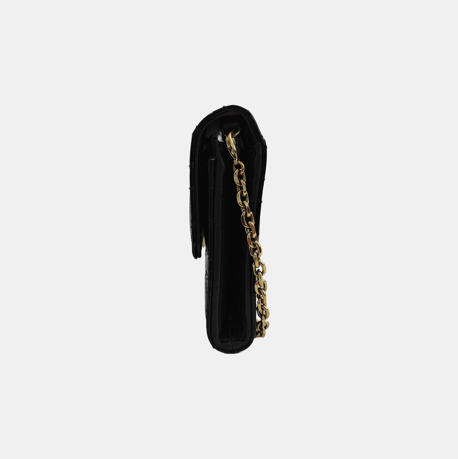 Miss Dior Cannage Patent Leather Black