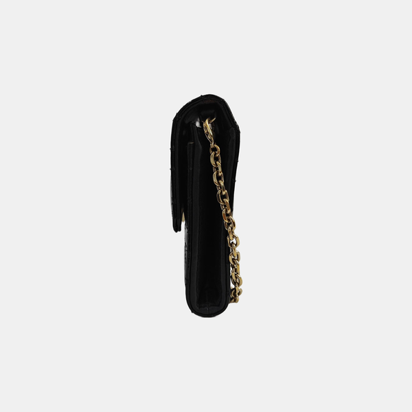 Miss Dior Cannage Patent Leather Black