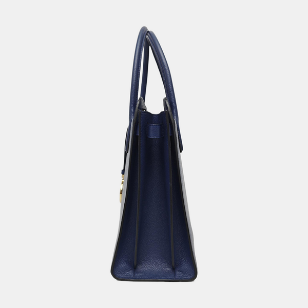 Calfskin Shoulder Bag Blue