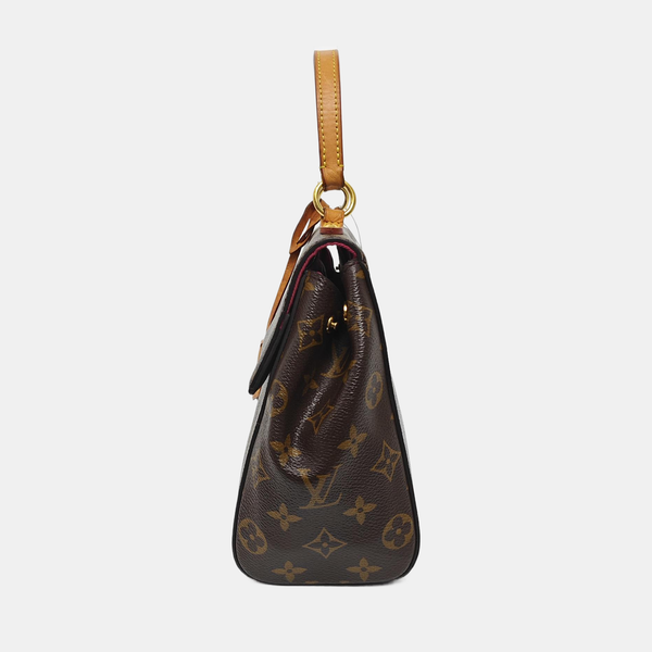 CLUNY PM Monogram Coated Canvas Brown