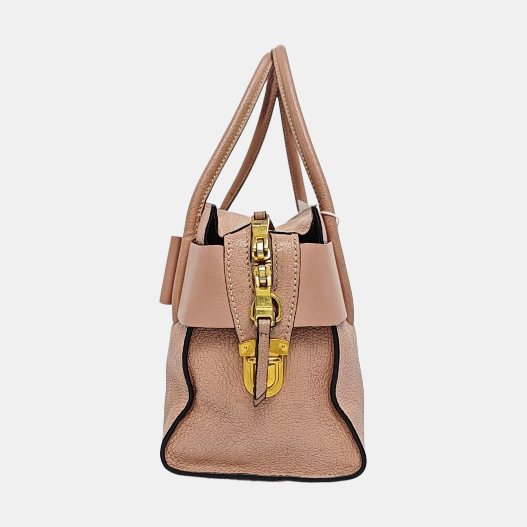 Calfskin Tote Bag Pink