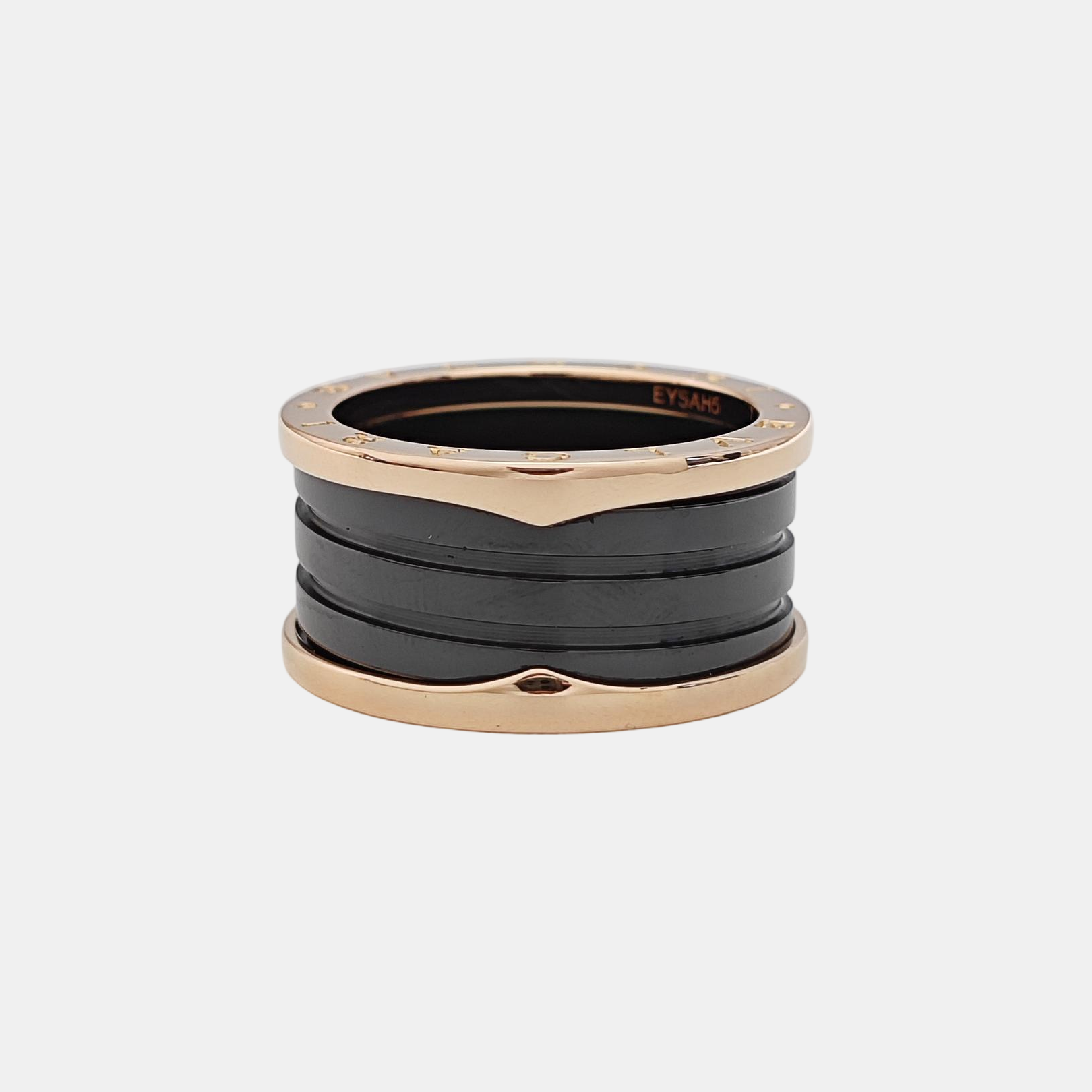 B.ZERO1 18k Rose Gold Ring EU 60