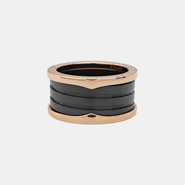 B.ZERO1 18k Rose Gold Ring EU 60