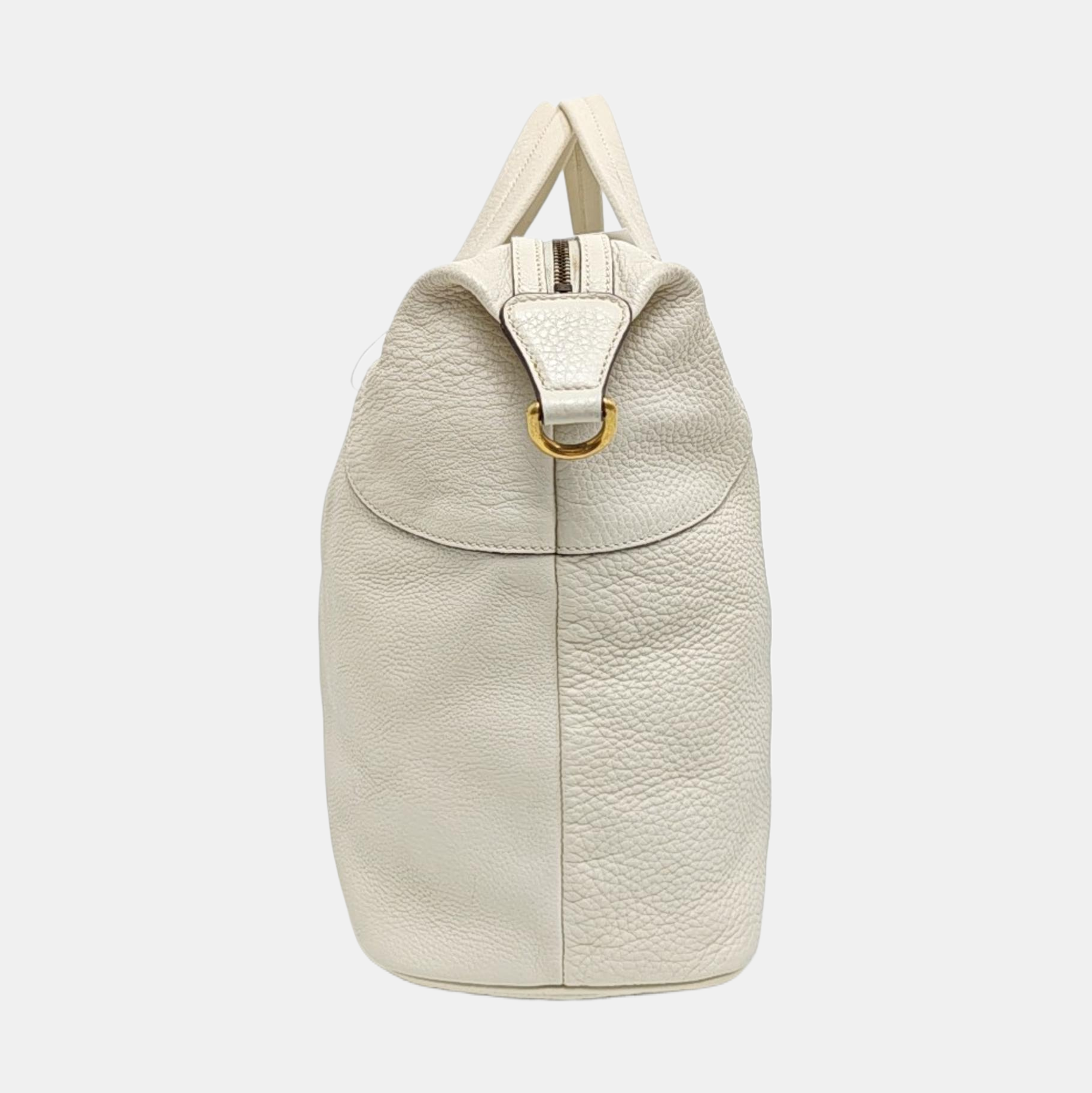 Calfskin Shoulder Bag White
