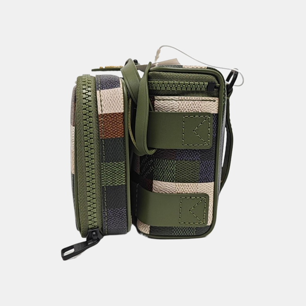 UTILITY Damier Coated Canvas Green