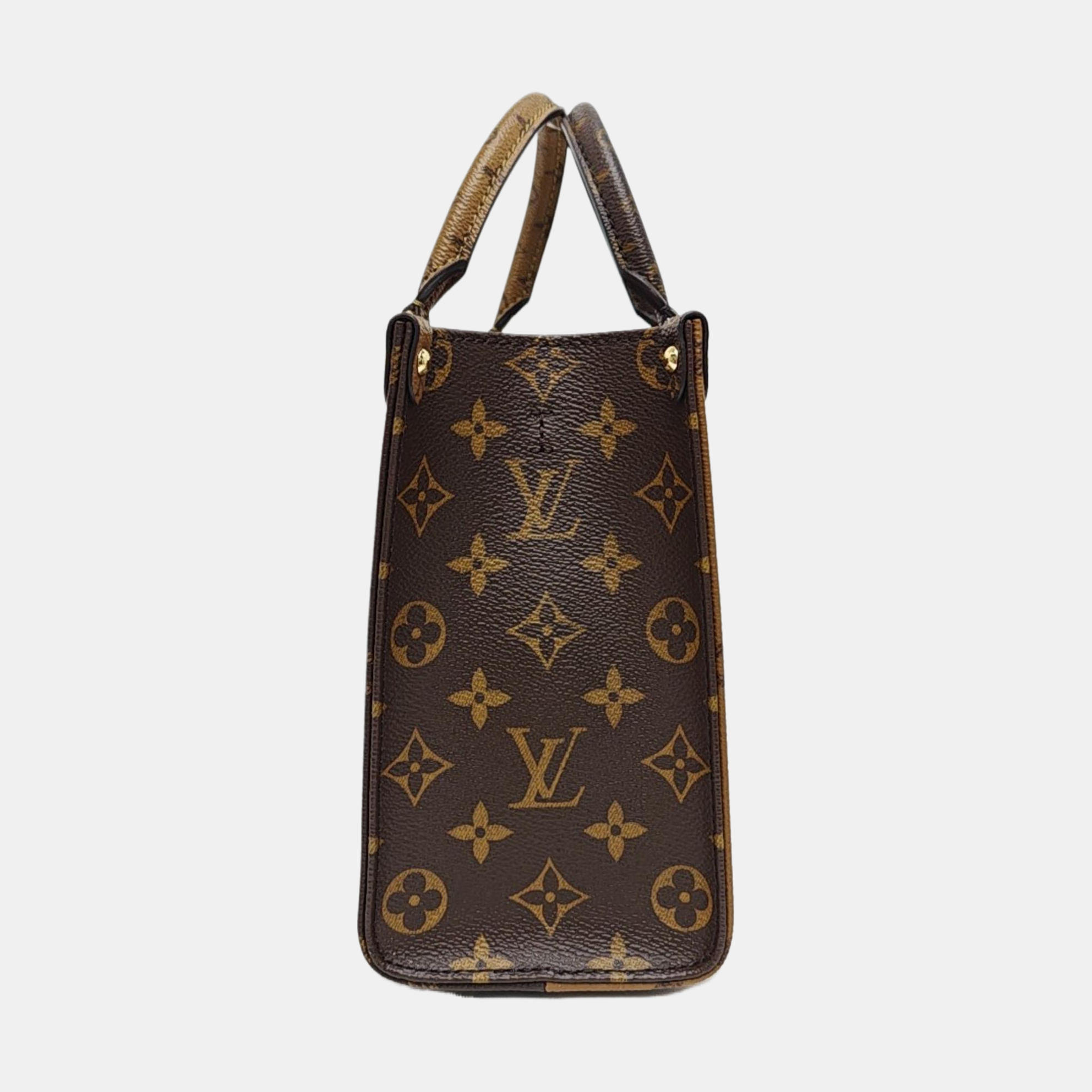 ONTHEGO PM Monogram Coated Canvas Brown