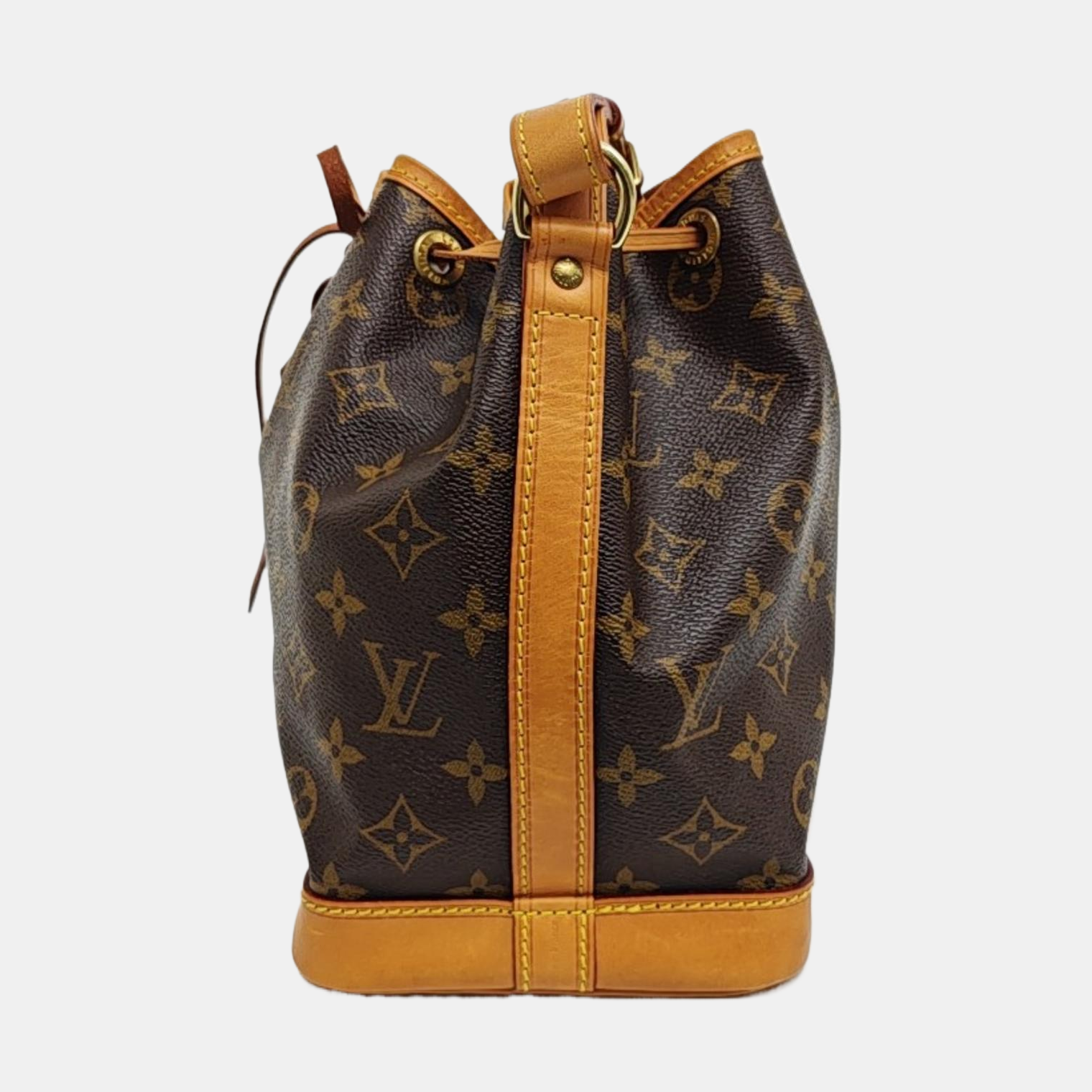NOÉ BB Monogram Coated Canvas Brown