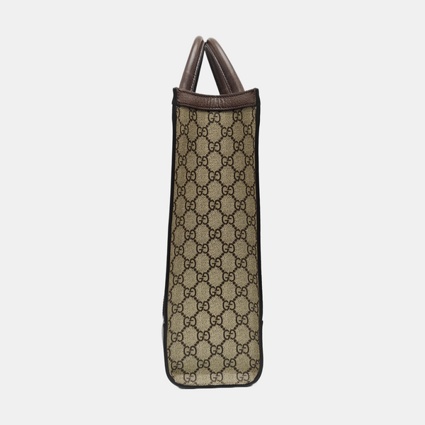 GG Multicolor Medium Monogram Coated Canvas Black