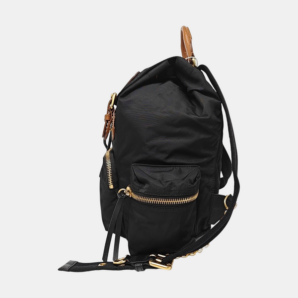 The Rucksack Medium Nylon Black