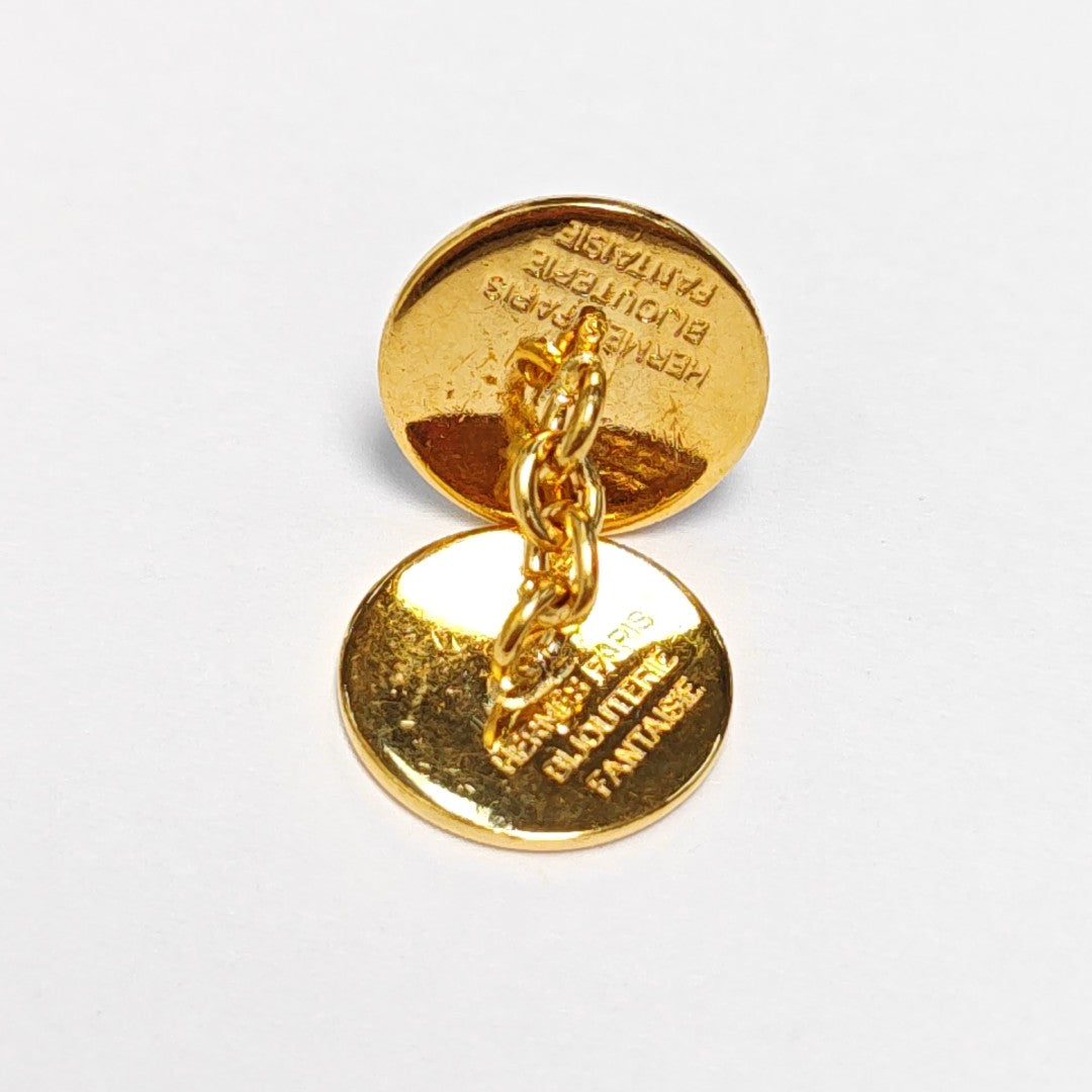 Metal Cufflink Gold