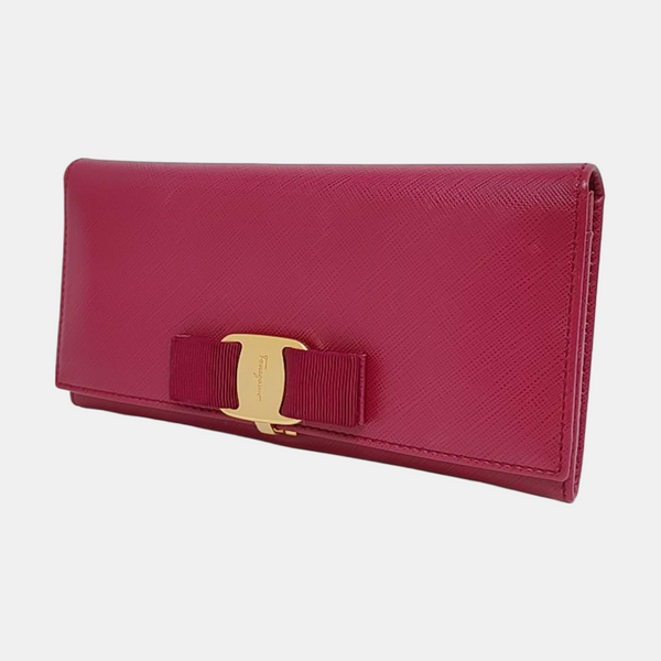 Authenticated pre-owned  Gancini Calfskin Pink Wallet - Wallet at Looply