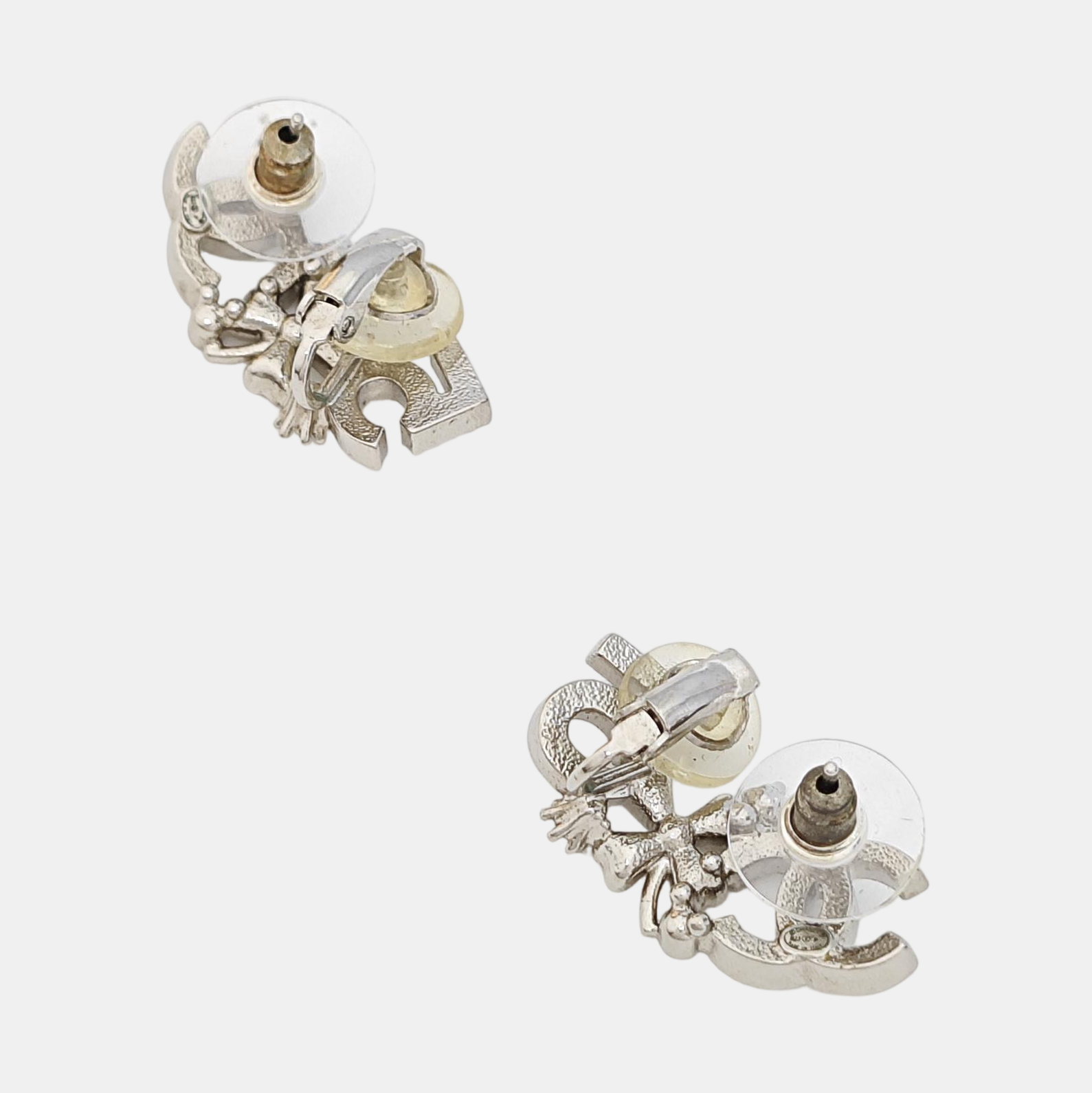 Metal Silver Stud Earrings