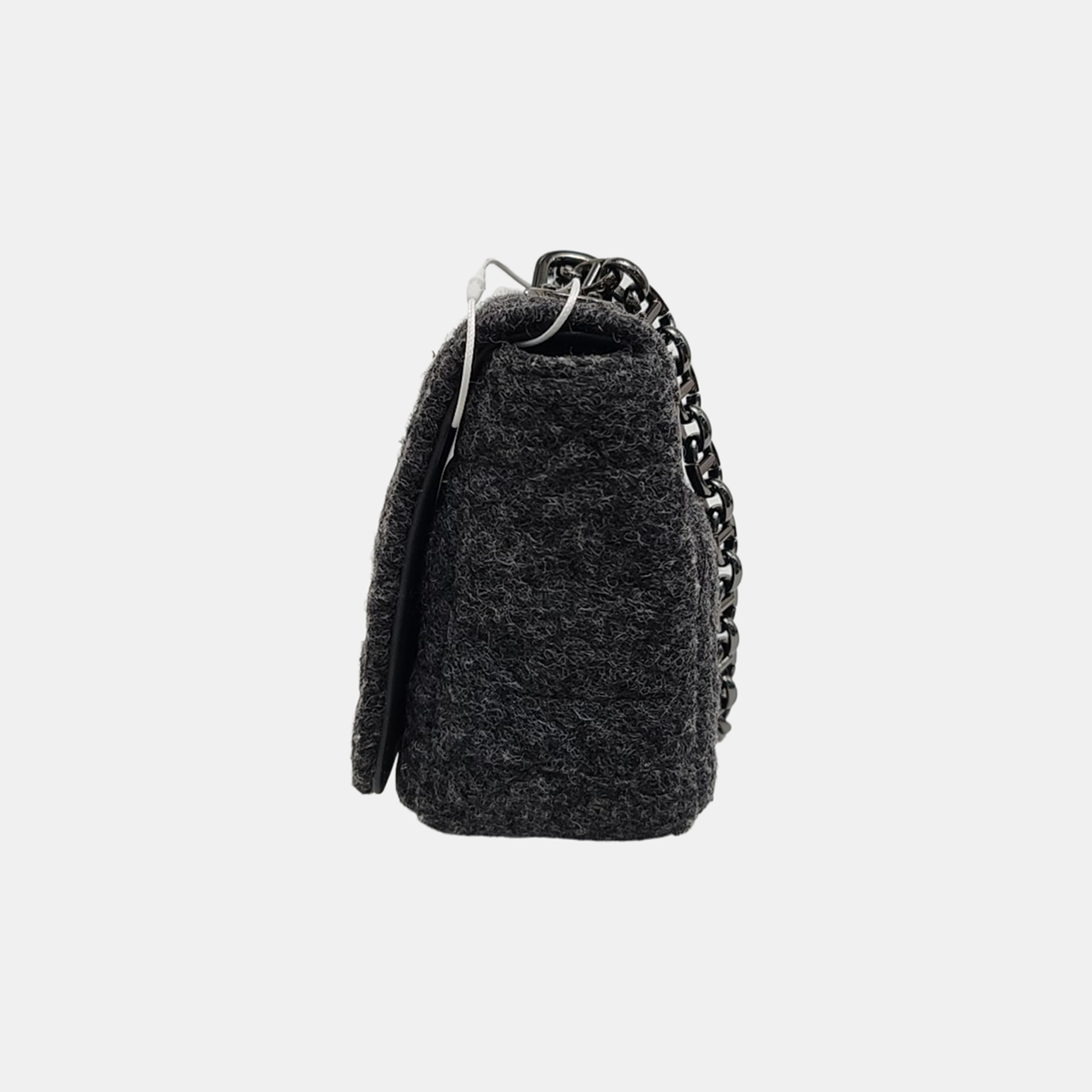 Authenticated pre-owned  Dior Caro Small Wool Grey - Shoulder Bag at Looply