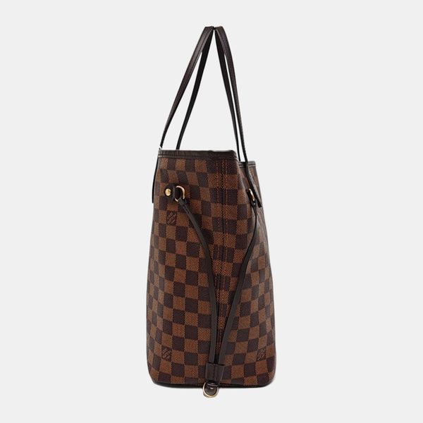 NEVERFULL MM Damier Ebene Coated Canvas Brown