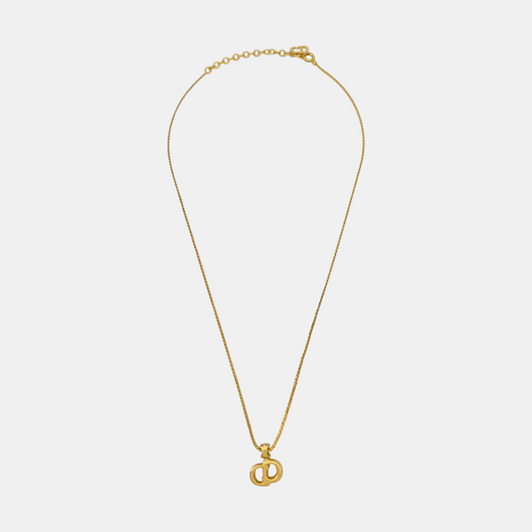 Petit CD Metal Gold Necklace