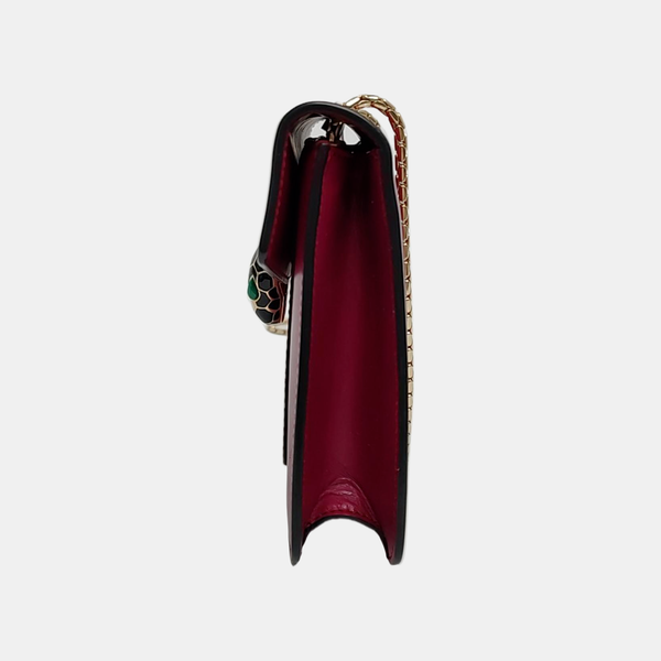 SERPENTI FOREVER Small Calfskin Red