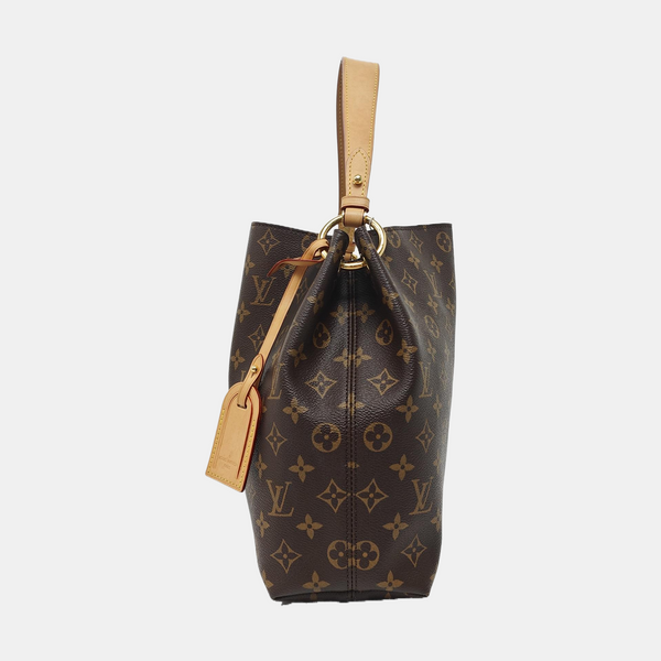 GRACEFUL TPM Monogram Coated Canvas Brown