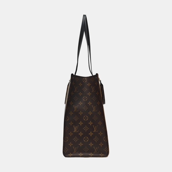 ONTHEGO GM Monogram Coated Canvas Brown