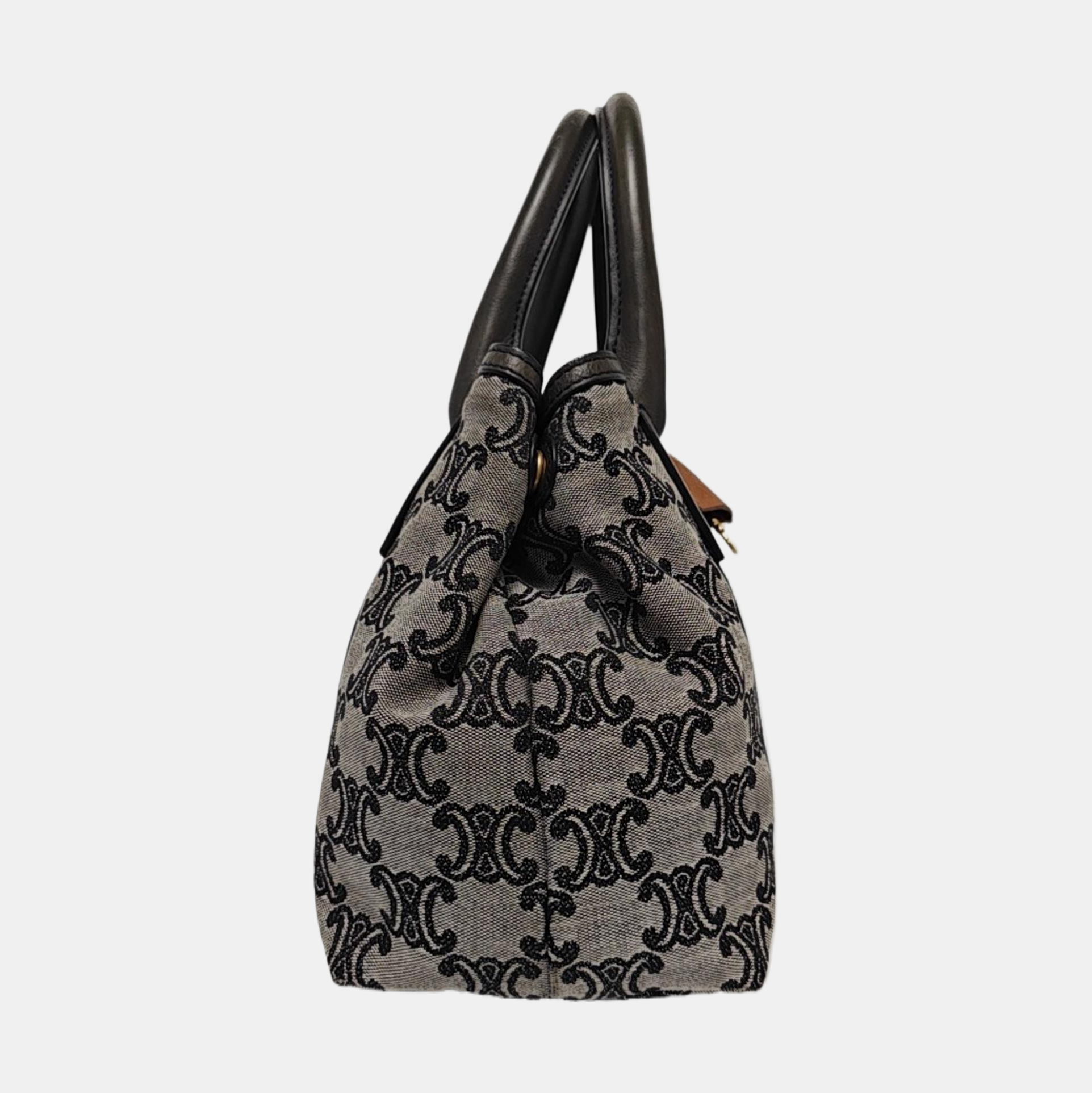 Fabric Tote Bag Gray