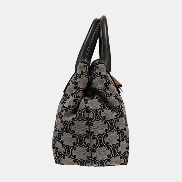 Fabric Tote Bag Gray