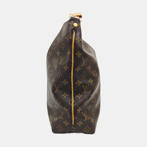 SULLY MM Monogram Coated Canvas Brown