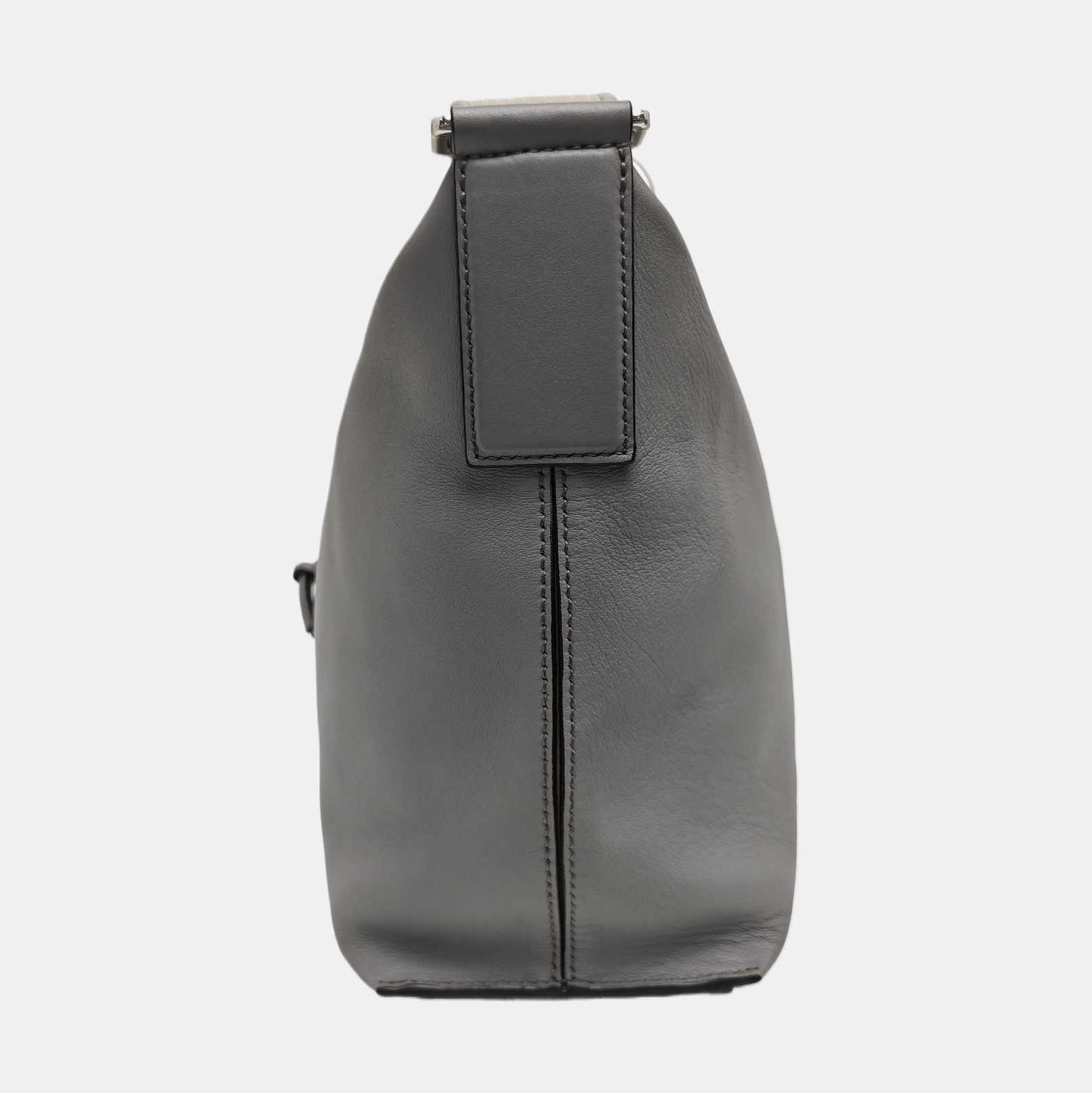 Calfskin Shoulder Bag Gray