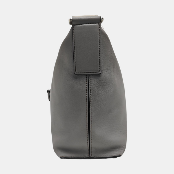 Calfskin Shoulder Bag Gray
