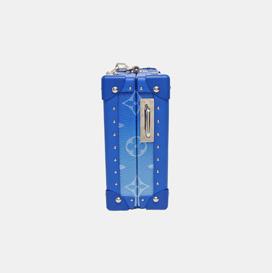 WALLET TRUNK Monogram Coated Canvas Blue