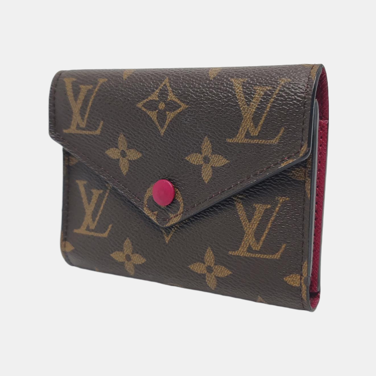 VICTORINE Monogram Coated Canvas Brown Wallet