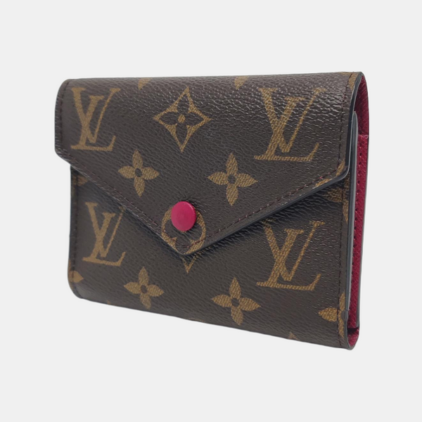 VICTORINE Monogram Coated Canvas Brown Wallet