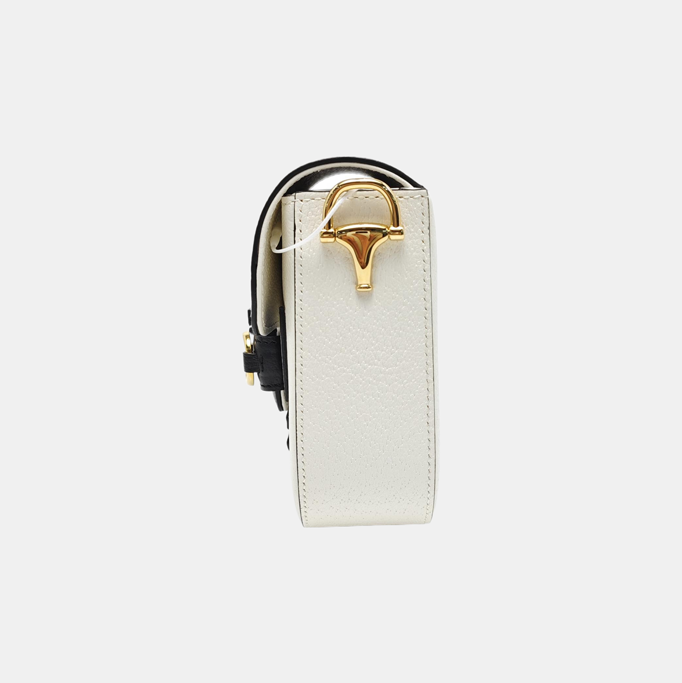 Authenticated pre-owned  Horsebit 1955 Mini Calfskin White - Shoulder Bag at Looply