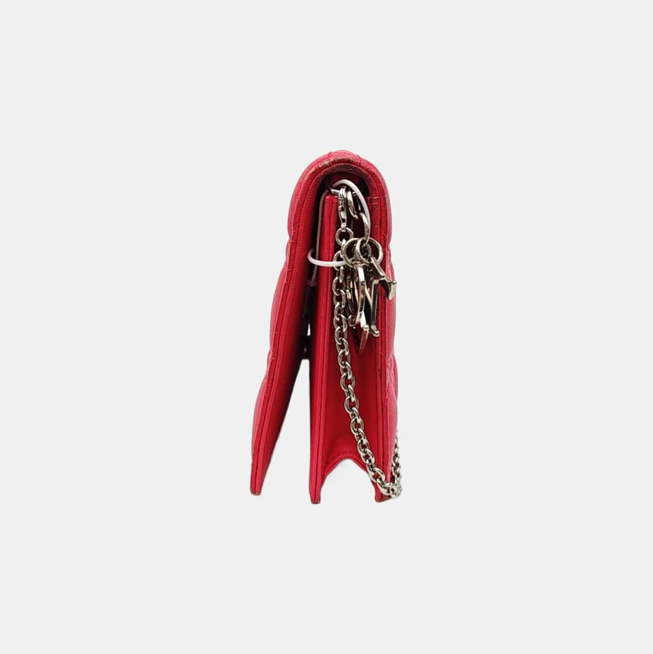 Lady Dior Medium Cannage Calfskin Pink