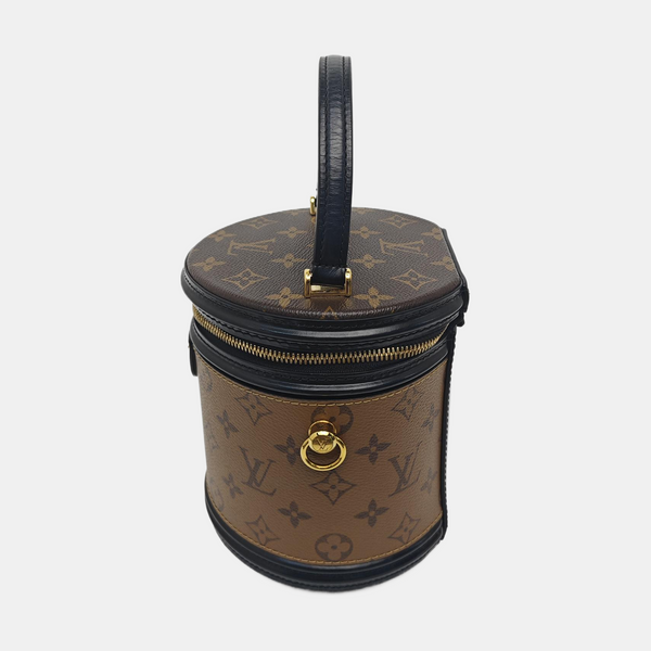 CANNES PM Monogram Coated Canvas Brown
