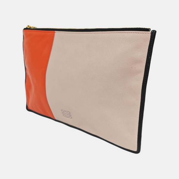 Calfskin Clutch Multicolor