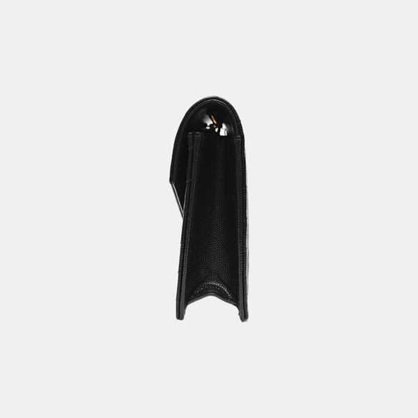 MONOGRAM Chevron Calfskin Black