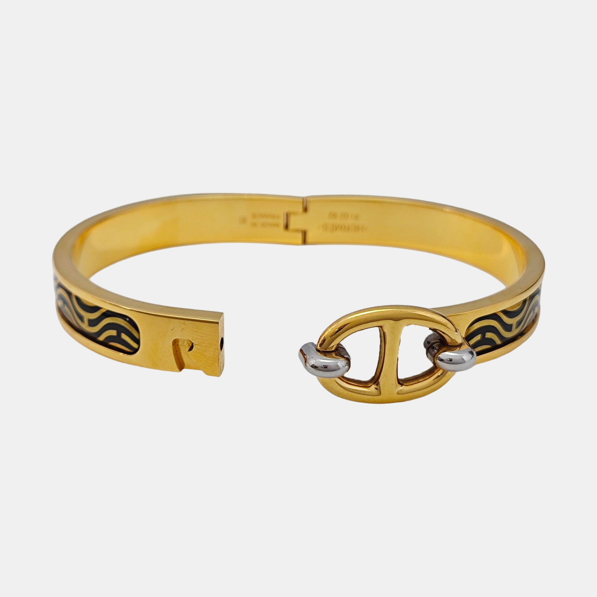 Chaine D'ancre Metal Gold Bangle