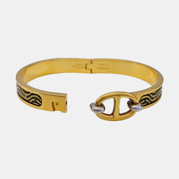 Chaine D'ancre Metal Gold Bangle