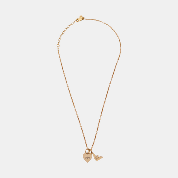 Steel Rose Gold Necklace