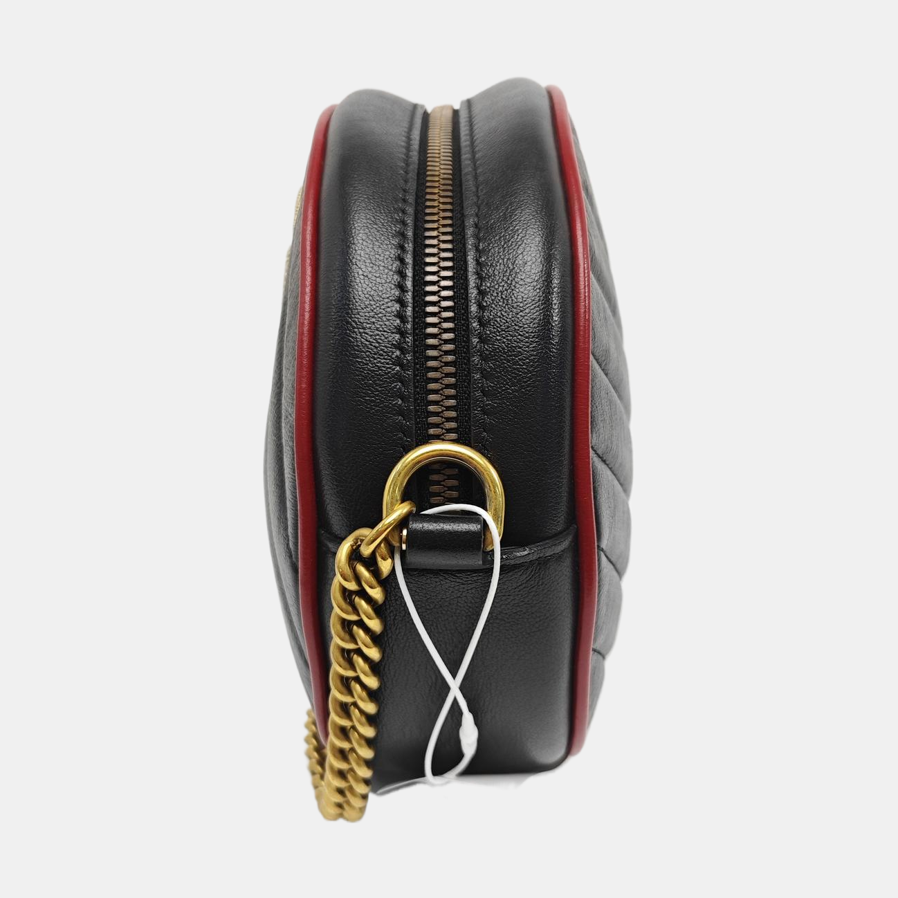 GG Marmont Mini Quilted Calfskin Black
