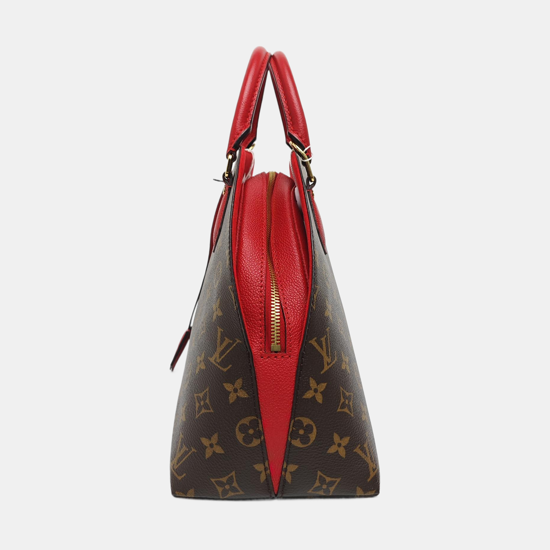 ALMA BNB MM Monogram Coated Canvas Brown