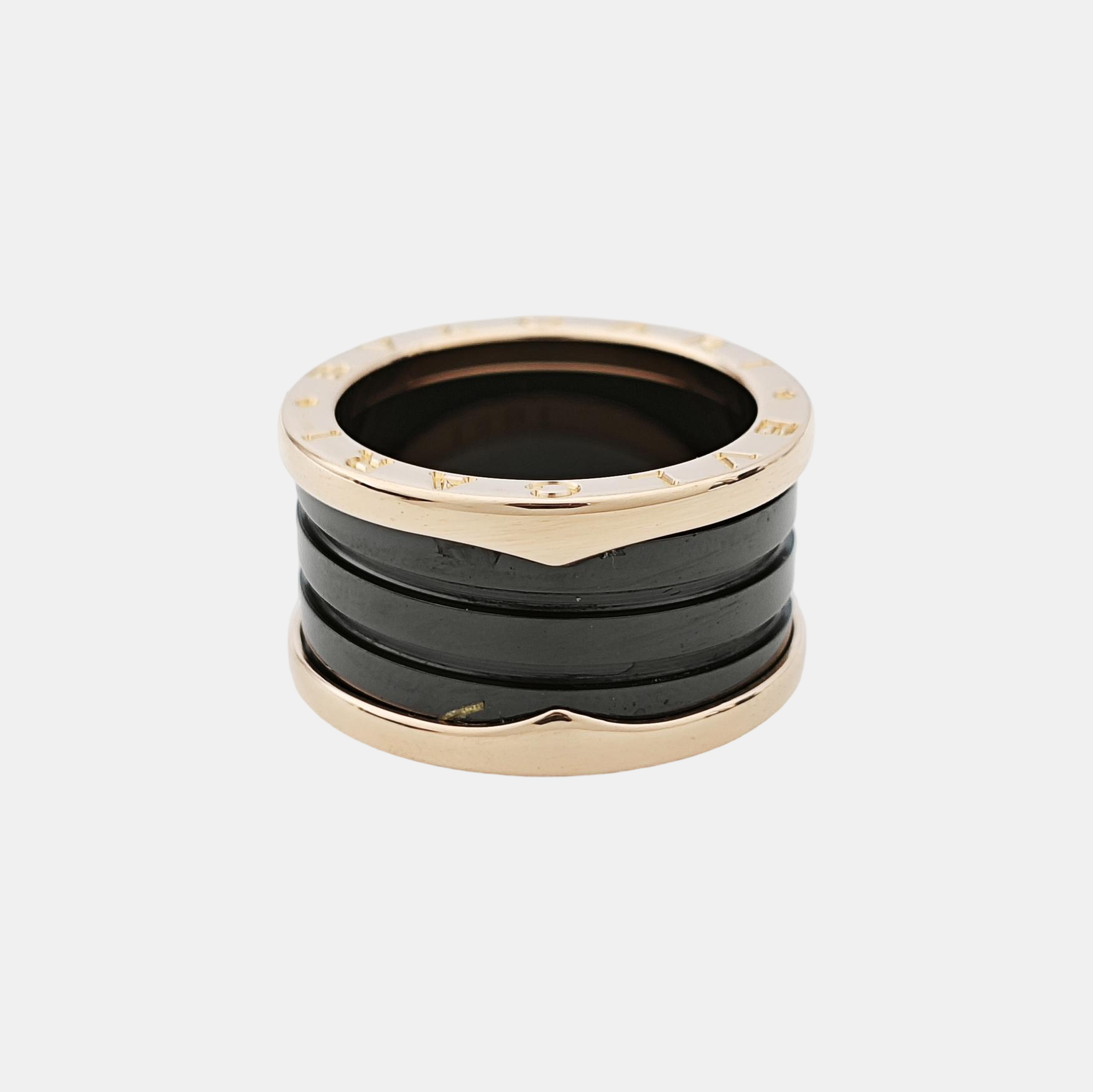 B.ZERO1 18k Rose Gold Ring EU 54