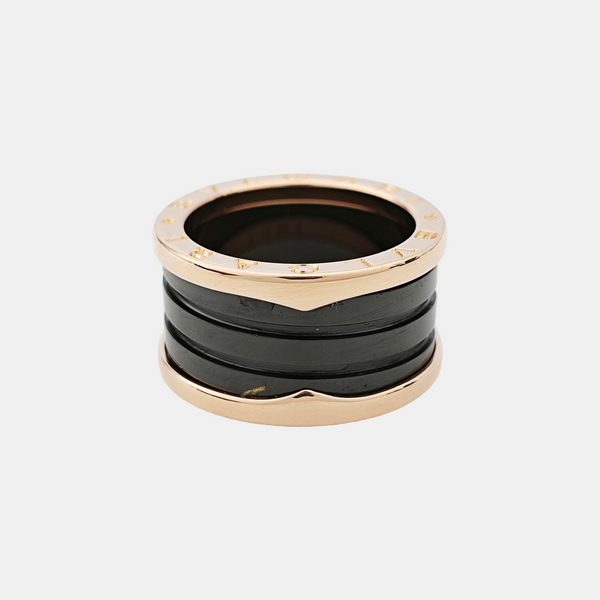 B.ZERO1 18k Rose Gold Ring EU 54