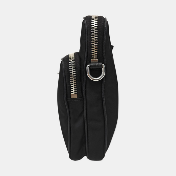 Nylon Shoulder Bag Black