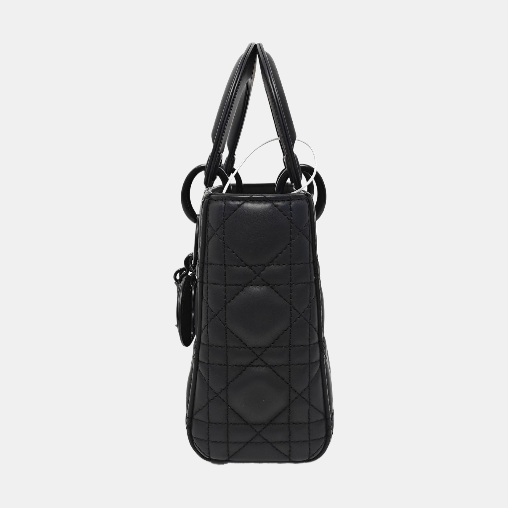 Lady Dior Mini Cannage Lambskin Black