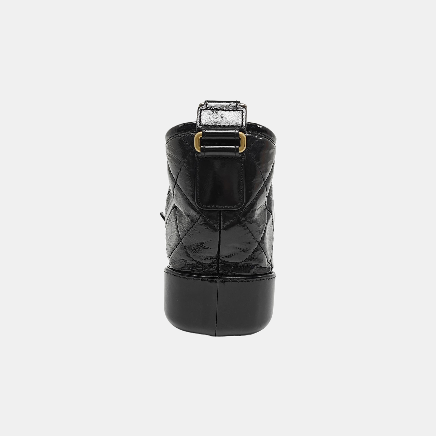 GABRIELLE Small Quilted Calfskin Black